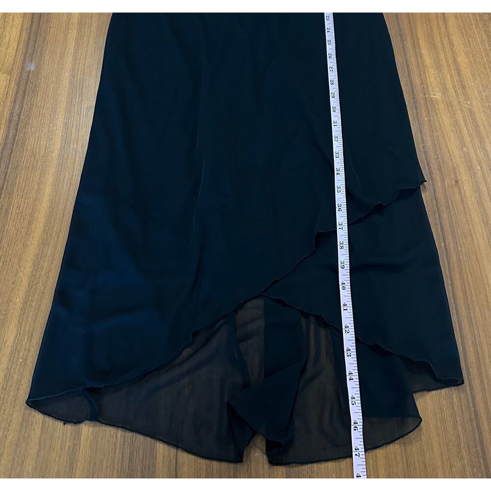 Y2K Ruby Rox Black Whimsygoth Sheer Fairy Witchy Grunge Dress, 90's, Size Large - Picture 12 of 14